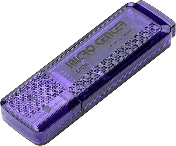 INLAND Micro Center SuperSpeed Single Pack 64GB USB 3.0 Flash Drive Gum Size Memory Stick Thumb Drive Data Storage Jump Drive (64G)