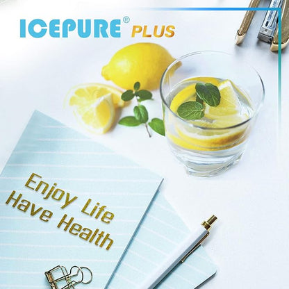 ICEPURE PLUS UKF8001 NSF/ANSI 53 Certified Replacement for Everydrop EDR4RXD1, Whirlpool Filter 4, Maytag UKF8001AXX-200, MPF15090, WF-UKF8001, Puriclean II, RWF0900A Refrigerator Water Filter, 3PACK