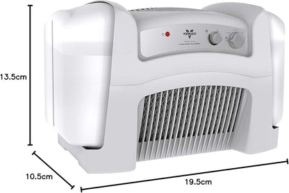 Vornado Evap40 4-Gallon Evaporative Humidifier, Adjustable Humidistat, 3 Speed Settings, Coverage up to 1,000 sqft, 4-Gallon Output (24 Hrs), Dual Tank, Perfect for Home, Bedroom, and Large Spaces