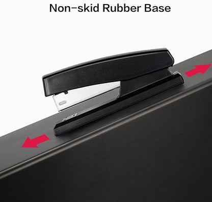 Deli Stapler, Desktop Staplers with 640 Staples, Office Stapler, 25 Sheet Capacity, Black