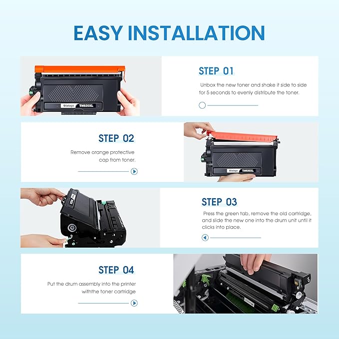 TN920XL TN920 Toner Compatible for Brother TN 920XL TN920XXL TN920UXXL TN-920XL Work with Brother HL-L6210DW HL-L5210DW HL-L6210DWT HL-L5210DN HL-L5210DWT Printer (2 Pack, Black)