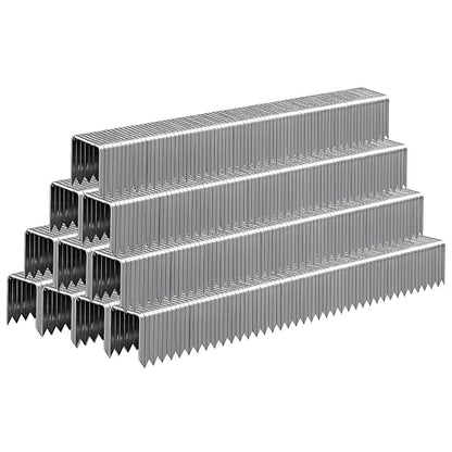 Heavy Duty T50 Staple 1/2" Length, 3/8" Crown 5000-Count, 20 Gauge Galvanized, for Pneumatic, Electric, Manual T50 Stapler Gun