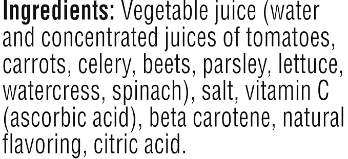 V8 Original 100% Vegetable Juice, 5.5 oz. Can, 8 Count