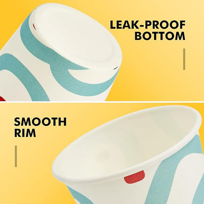 RACETOP [300 Pack] Paper Cups 3 oz, Bathroom Cups 3 oz, Disposable Bathroom Paper Cups, Small Mouthwash Cups, Ideal for Party, Travel