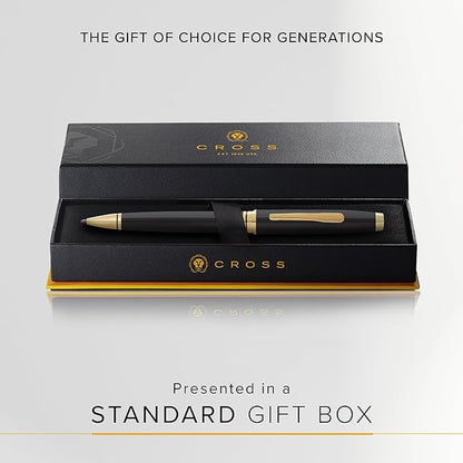 Cross Coventry Black Lacquer with Gold-Tone Ballpoint Pen
