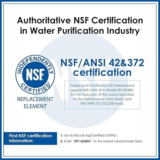 Waterdrop EDR1RXD1 Refrigerator Water Filter Replacement for Everydrop® Filter 1, W10295370A and Air Filter Replacement for Whirlpool® W10311524, FreshFlow AIR 1, 3 Combo