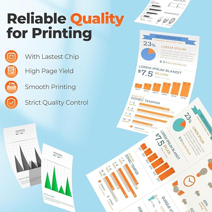 410X Toner Cartridge M477fnw M452dw CF410X 410A High Yield Compatible for HP 410A Toner Cartridge for Laser Jet Pro MFP M477fnw Pro M452dw M452dn MFP M477fdn M477fdw M377dw Pro M452nw HP410X 4 Pack