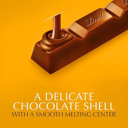Lindt LINDOR Caramel Chocolate Truffle Bar, Chocolate Candy with Smooth Center, 1.3 oz.