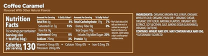 GU Energy Stroopwafel Caramel Coffee Sports Nutrition Waffle, Caffeine Included, and Kosher Dairy, On-The-Go Energy for Any Workout, 16 Count
