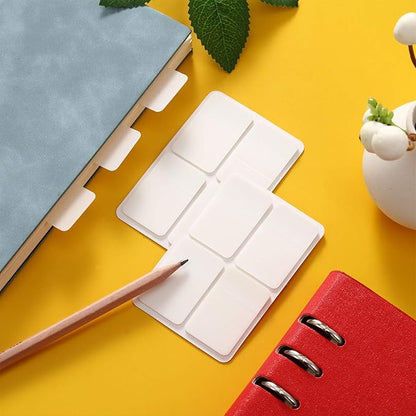Sticky Index Tabs Page Marker Pop-up Page Flags Sticky Notes Tabs 1.6 x 1 Inch, White (800 Pieces)
