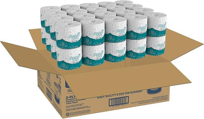 Georgia-Pacific Angel Soft Professional Series Premium 2-Ply Embossed Toilet Paper, 16840, 450 Sheets Per Roll, 40 Rolls Per Case, White