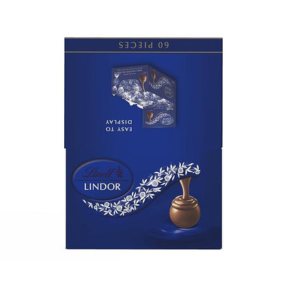 Lindt LINDOR Dark Chocolate Candy Truffles, Dark Chocolate with Smooth, Melting Truffle Center, 25.4 oz., 60 Count