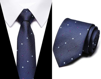 Tie For Men Necktie Woven Jacquard Neck Ties Set 6 PCS