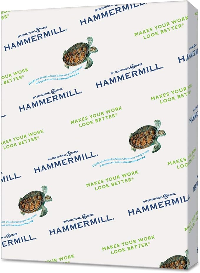 Hammermill Colored Paper, 20 lb Gray Printer Paper, 11 x 17-1 Ream (500 Sheets) - Made in the USA, Pastel Paper, 102178R