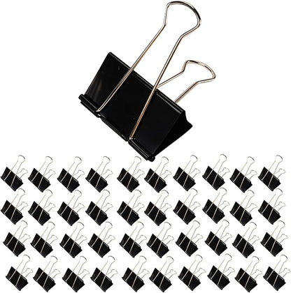 Jumbo Binder Clips 2.4 Inch, Extra Large Binder Clips 42 Pack, Heavy Duty Office Paper Clamps for Paper, Documents, School & Office Supplies