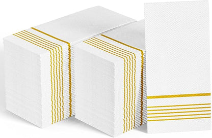 400 Pack Paper Dinner Napkins, Absorbent Paper Napkins, Premium Quality Guest Towels, 2-Ply Disposable Hand Towels for Kitchen, Events, Parties or Events