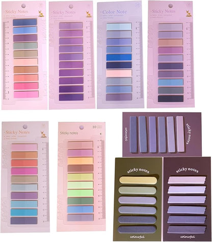 1560Pieces Tabs Sticky Index Tabs Writable and Repositionable File Tabs Flags for Pages or Book Markers Reading Notes Classify File