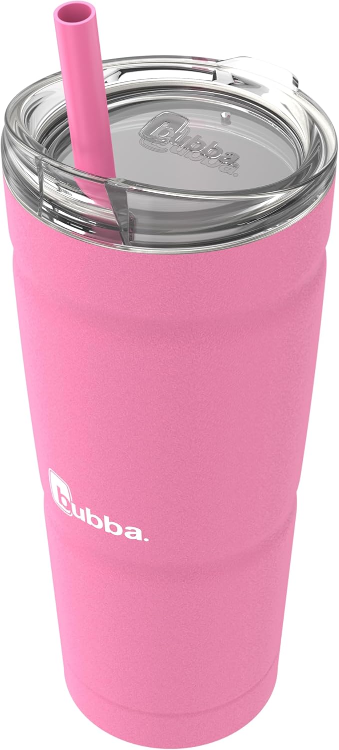 Bubba Envy S Stainless Steel Tumbler 24oz. Water Bottle Medium Azalea