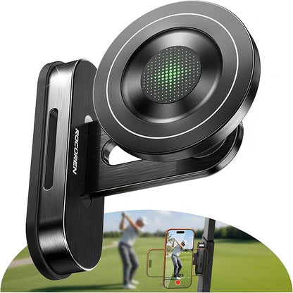 Rocoren Magnetic Golf Cart Phone Holder, Phone Mount Compatible with MagSafe iPhone 17-12, Golf Cart Accessories for EZGO, Club Car, Yamaha, Icon, Golf Gifts for Men Women Him Birthday Valentines Day