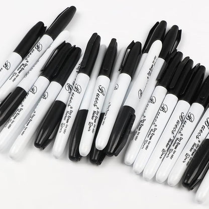 Black Dry Erase Markers, Low-Odor, 60 Count, Fine Point, Perfect for Writing on Whiteboards, Dry-Erase Boards, Glass, School Office Supplies