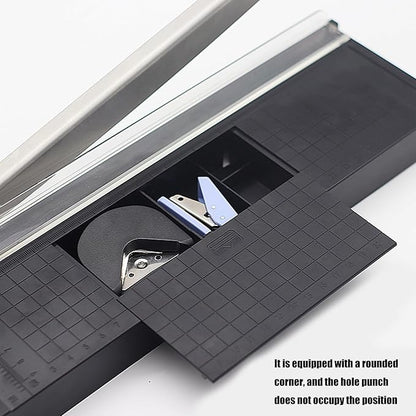 Multifunctional Paper Cutter with Accuracy Cutter 8 Sheets Photo Trimming Device for Office School and Home Use Office Paper Trimmer