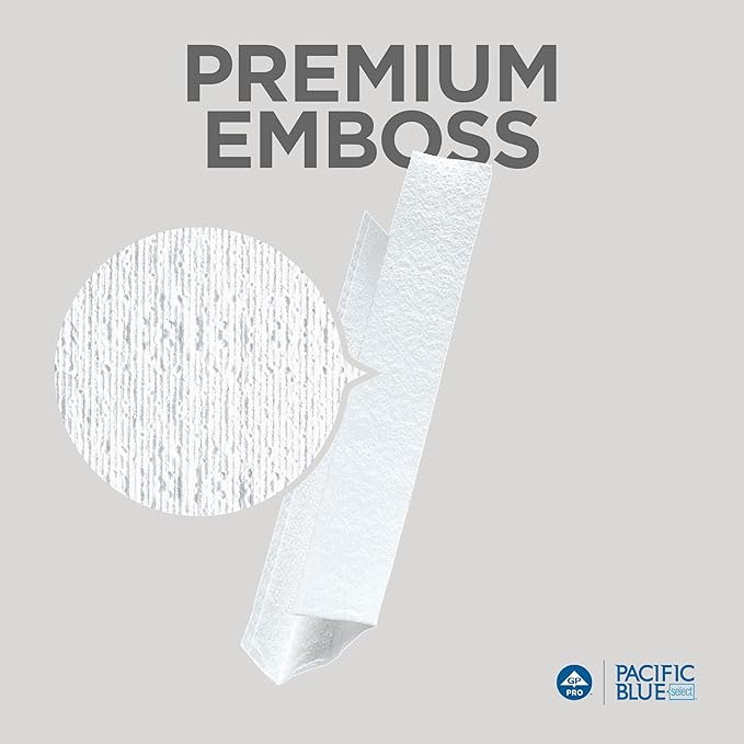 Pacific Blue Select Premium 2-Ply C-Fold Paper Towels by GP PRO (Georgia-Pacific) , White, 23000, 120 Towels Per Pack, 12 Packs Per Case