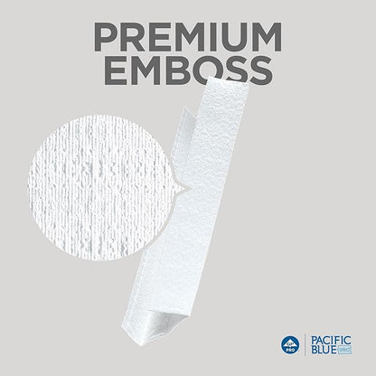 Pacific Blue Select Premium 2-Ply C-Fold Paper Towels by GP PRO (Georgia-Pacific) , White, 23000, 120 Towels Per Pack, 12 Packs Per Case