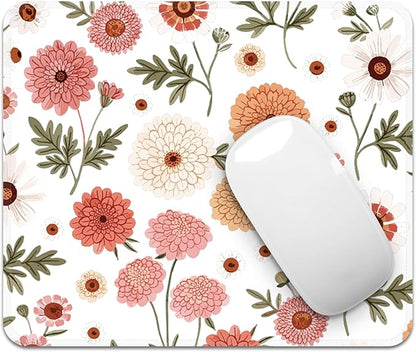 Square Mouse Pad with Stitched Edge, Premium Mousepad Washable Cloth. Computer Mouse Pad with Non-Slip Rubber Base, Mouse Pads for Computers Laptop Mouse 9.25x7.75x0.12 inch-Inulin