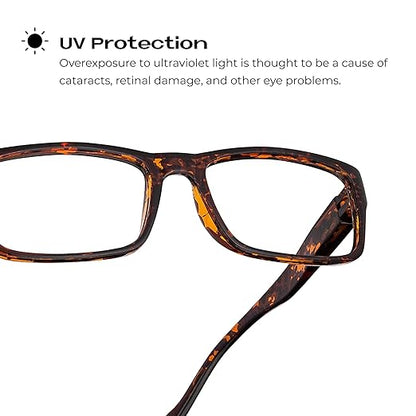Readerest Blue Light Blocking Glasses – Computer Eyewear, UV Protection, Eye Strain & Glare Reduction, Lightweight Frame