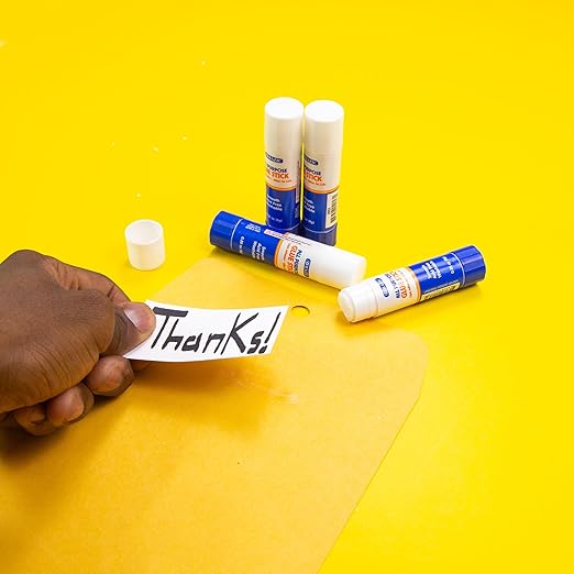 BAZIC Products Premium Glue Stick 8g/0.28 Oz.,White Glue Sticks, Multi-Purpose Acid Free, for Photos Paper Art Craft at School Home Office (4/Pack), 144-Pack