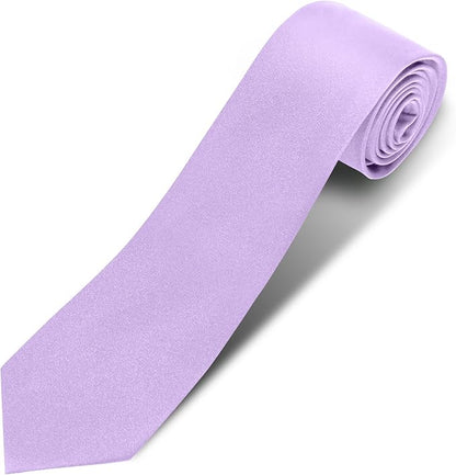 Men's Ties Solid Pure Color 3.15" (8CM) Necktie Plain Formal Business Wedding Black Ties For Men
