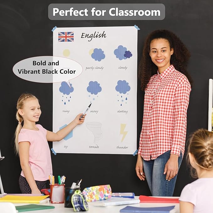 SFAIH Fine Tip Dry Erase Markers - 216 Pack Black Whiteboard Markers for Educational Districts, Low-Odor White Board Markers Bulk Warehouse Pack, Non-Toxic Easy Clean