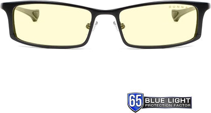 Computer Reading Glasses | Blue Light Blocking Reading Glasses|Phenom 3.0x Power by GUNNAR 65% Blue Light Protection & Sun Lens, 100% UV Light, Anti-Reflective To Protect & Reduce Eye Strain & Dryness