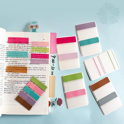 ELII 300 PCS Tabs 2 Inch Sticky Index Tabs,Writable and Repositionable Page Markers File Tabs Self Adhesive, Tape Flags for Pages Notebooks