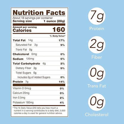 FERIDIES Extra Large Virginia Peanuts, Non-Gmo, No Preservatives, Cooked in Pure Peanut Oil, Vacuum-Sealed 1.12 Pound (Pack of 2) Salted
