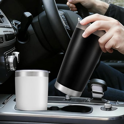 20 oz Tumbler with Lid Stainless Steel Insulated Tumblers Double Wall Vacuum Coffee Mug Powder Coated Tumbler Cups for Cold and Hot Drinks, Navy, 1 pack