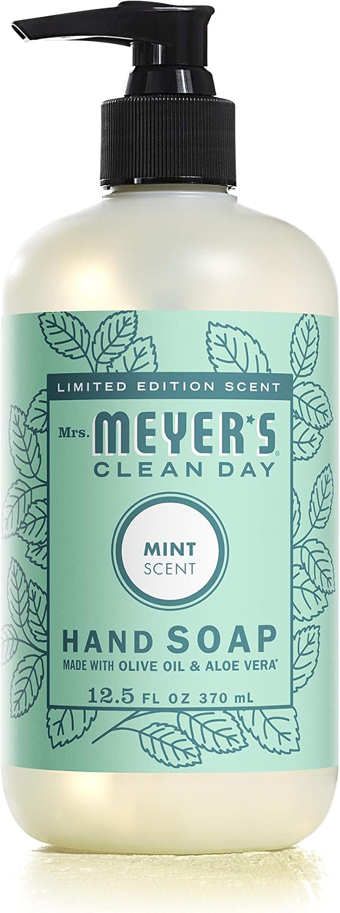 Mrs. MEYER'S CLEAN DAY Liquid Hand Soap Mint (12.5 Fl Oz (Pack of 3))