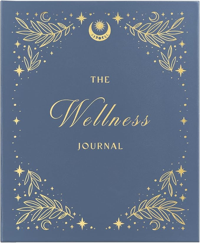 And Per Se Wellness Journal, Daily Journal for Personal Mental Health, Sleep & Diet Tracking, Self Care Reflection for Women & Men (Stardust Blue)