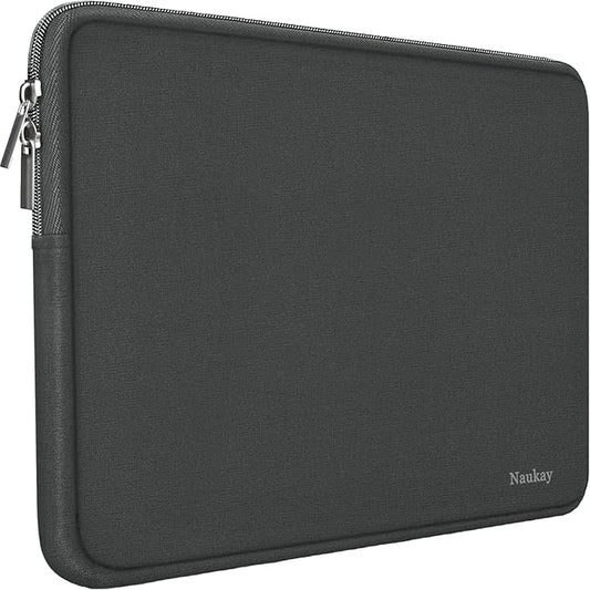 Laptop Sleeve Case 14 Inch, Resistant Neoprene Laptop Cover/Notebook Computer Pocket Case/Tablet Briefcase Carrying Bag for 14 inch HP, Lenovo, Asus Notebook, Ultrabook, Grey