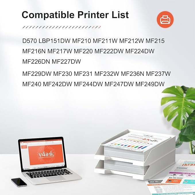 v4ink 2PK Compatible CRG137 Toner Cartridge Replacement for Canon 137 Toner Cartridge Black Ink for Canon ImageClass D570 MF232W MF236N MF242DW MF244DW LBP151DW MF210 MF220 MF230 MF231 MF240 Printer
