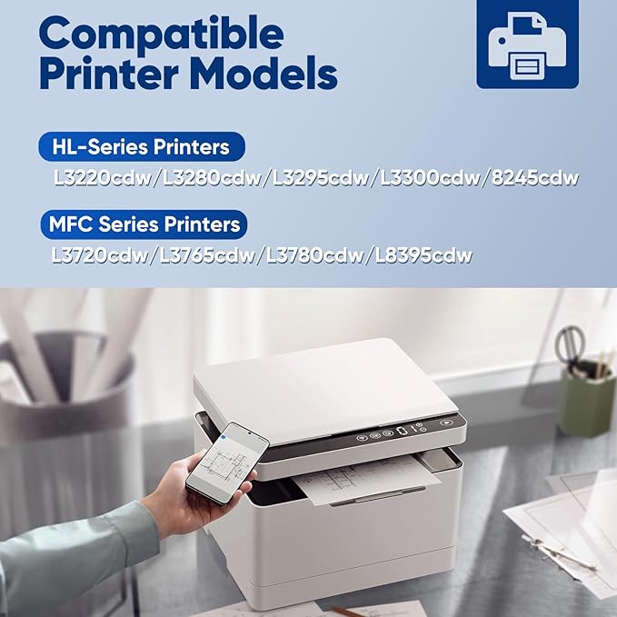 TN229XL TN229 229XL Toner Cartridges Compatible Replacement for Brother TN229 TN-229XL Toner to Use with Brother HL-L3220CDW HL-L3280CDW HL-L3300CDW MFC-L3780CDW MFC-L3720CDW Printers TN229 XL