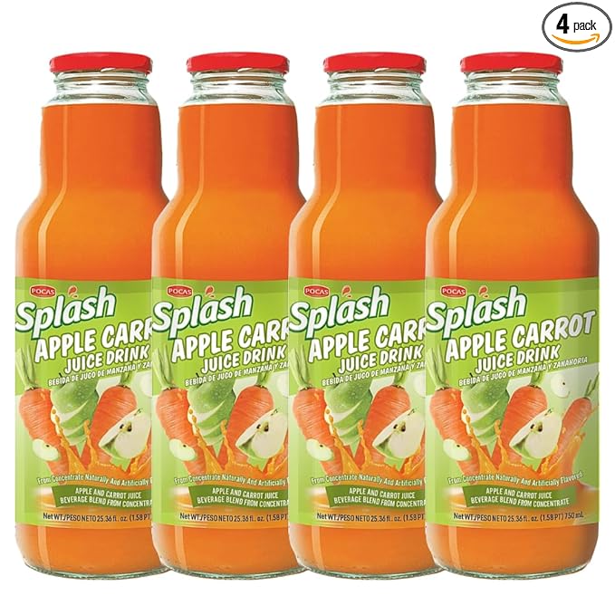 SPLASH Apple Carrot Juice Drink 750ml, 4 Pack