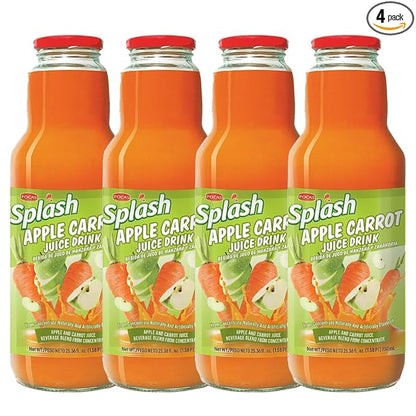 SPLASH Apple Carrot Juice Drink 750ml, 4 Pack