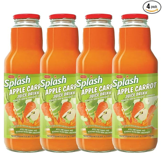SPLASH Apple Carrot Juice Drink 750ml, 4 Pack