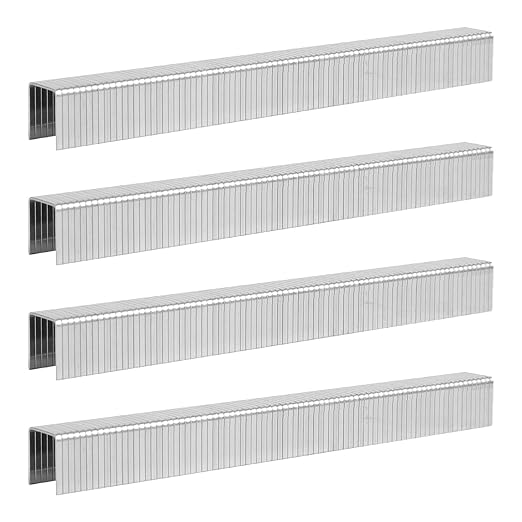 Heavy Duty T50 3/8 inch Staples 5000-Count, 20 Gauge Galvanized, for Pneumatic, Electric, Manual T50 Stapler Gun