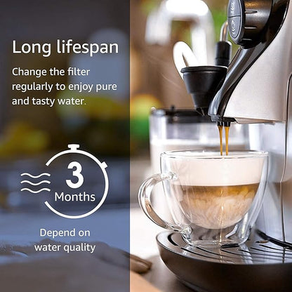 Waterdrop Water Filter Replacement for Philips® AquaClean® CA6903/10 CA6903/22, Compatible with Saeco® and Philips® Fully Automatic Coffee Machines, TÜV SÜD certified, Reduces PFAS, PFOA/PFOS, 2 Packs