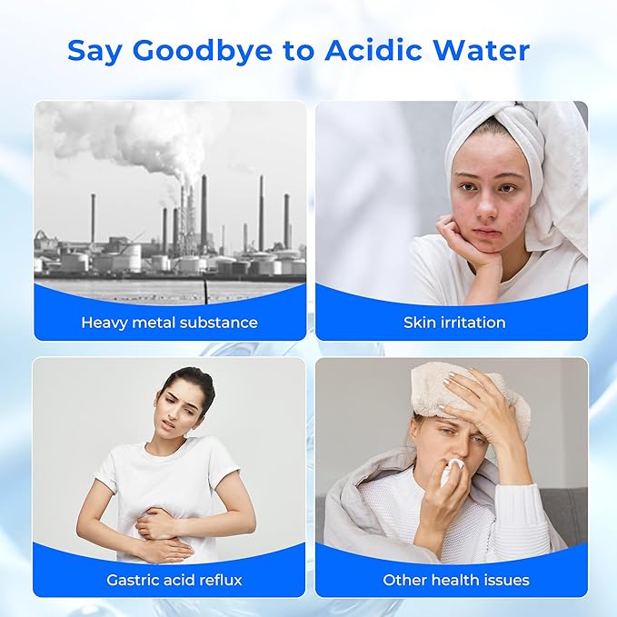 Waterdrop Alkaline UKF8001 Refrigerator Water Filter 4, Enhances pH, Replacement for Whirlpool® EDR4RXD1, EveryDrop® Filter 4, Maytag® UKF8001AXX-750, UKF8001AXX-200,WD-F07,2 Filters