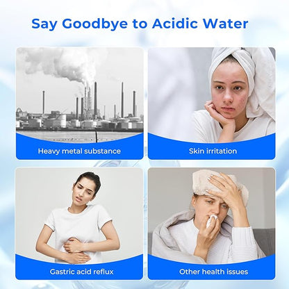 Waterdrop Alkaline UKF8001 Refrigerator Water Filter 4, Enhances pH, Replacement for Whirlpool® EDR4RXD1, EveryDrop® Filter 4, Maytag® UKF8001AXX-750, UKF8001AXX-200,WD-F07,2 Filters