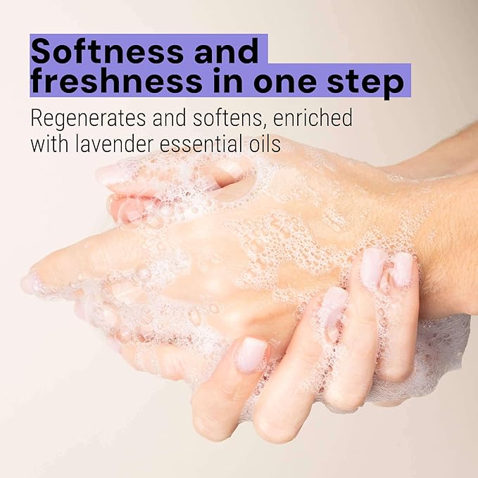 Panier des Sens - Moisturizing Hand Soap - Lavender Aromatic Fragrance - French Savon de Marseille Soap with Coconut Oil - Refillable Kitchen & Bathroom Soap - 16.9 Fl.oz Hand Wash 97% Natural