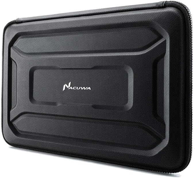 360° Protective Laptop Sleeve for 13-inch MacBook Air M2/A2681 M1/A2337 2018-2022, MacBook Pro M2/A2686 M1/A2338 2016-2022, Water-Resistant Case for 12.9 iPad Pro 6th/5th/4th/3rd Gen, Black